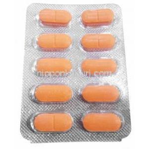 ジクロタールプラス SP, ジクロフェナク 50mg/ アセトアミノフェン 325mg/ セラチオペプチダーゼ  10mg, 製造元：Blue Cross Laboratories Ltd, シート
