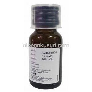 アジー内服液, アジスロマイシン 200 mg( 5 mL あたり), 内服液 15mL,ボトル情報, 製造日, 消費期限