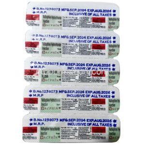 ナクフィン注射, ナルブフィン 10 mg, アンプル1mL X 5本, 製造元：Neon Laboratories, パッケージ