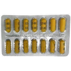 アゼル, エンザルタミド 80 mg, 14カプセル,製造元：Dr Reddy's Laboratories, シート