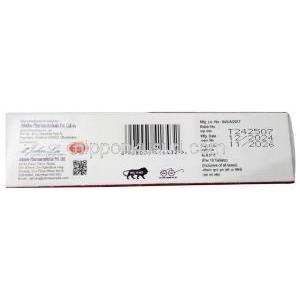 ニモデップ-30, ニモジピン 30mg, 製造元：Johnlee Pharmaceuticals Pvt Ltd, 箱情報
