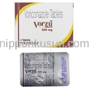 ボルズ Vorzu, ボリコナゾール ジェネリック, ブイフェンド 200mg 錠 (Ranbaxy)