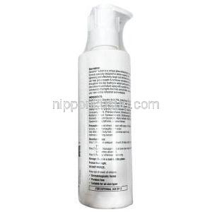 グロ タミンローション, ローション 200 mL, 製造元：Entod Pharmaceuticals Ltd, ボトル情報