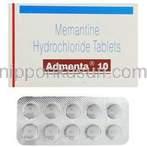 メマンティン Memantine  10mg 錠 (Sun Pharma )