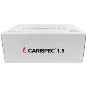 カリスペック, カリプラジン 1.5 mg, 製造元：Sun Pharmaceutical Industries Ltd,箱底面-2