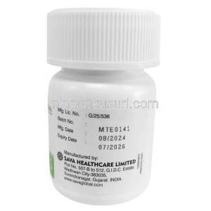 ウゲイン 5, ミノキシジル 5mg, 製造元：Sava Healthcare, ボトル形式, ボトル情報, 製造日, 消費期限