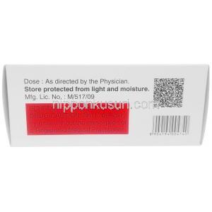 プロバノール 40, プロプラノロール 40 mg, 製造元：Intas Pharma, 箱情報,注意事項