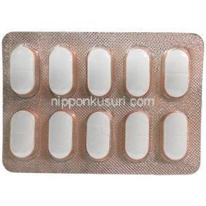 Sava社製メトホルミン, メトホルミン 500 mg, 製造元：SAVA Healthcare Limited, シート