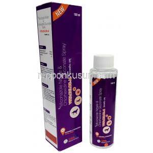 ベタクロル M スプレー, スプレー 100 mL, 製造元：SAVA Healthcare Limited, 箱, ボトル