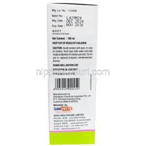 イヤーワークス ペット用耳洗浄液, サリチル酸, ペット用耳洗浄液100 mL,製造元：SAVA Healthcare Limited, 箱情報, 注意事項