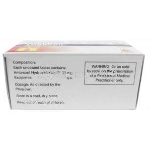 アンブロディル, アセブロフィリン 30 mg, 製造元：Aristo Pharmaceuticals, 箱情報, 成分, 注意事項