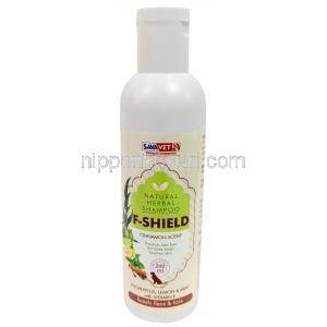 エフシールド ナチュラルハーブシャンプー,シャンプー（ペット用） 200 mL, 製造元：SAVA Healthcare, ボトル表面