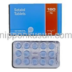 ソレット Solet,  ソタコールジェネリック, ソタロール 160mg 錠 (Samarth)