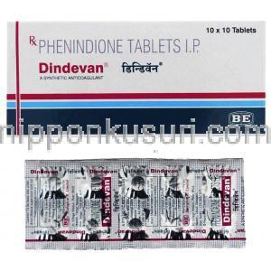 ディンデバン Dindevan, フェニンジオン 50mg 錠 (Biological E)