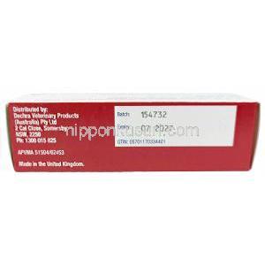 イサダーム犬用ジェル, フシジン酸5mg / ベタメタゾン1mg ジェル 15 g, 製造元：Dermcare-Vet Pty Ltd, 箱情報, 製造元