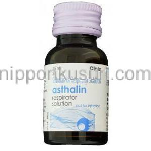 アスタリン Asthalin, サルブタモール 0.5% 吸入液 15 ml (Cipla) ボトル