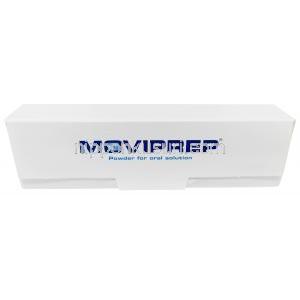 モビプレップ 経口溶液用 配合粉末, コンビパック4 袋（粉末A＋粉末B）, 製造元：Norgine Pharmaceuticals Limited, B箱上面
