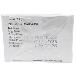 ホルグリンプラス インヘラー, グリコピロニウム 9mcg /フォルモテロール 4.8mcg /ブデソニド 160mcg 120 MD インヘラー（フロンガス不使用）, 製造元：Zydus Healthcare, 箱情報, 製造日, 消費期限