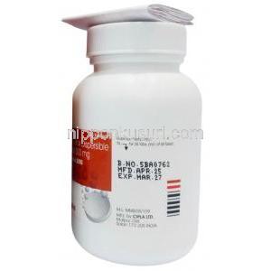 デシロクス, デフェラシロクス 500 mg 30 錠(ボトル), 製造元：Cipla, ボトル情報