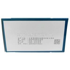 Sava社製 ダビガトラン, ダビガトランエテキシラート 150 mg, 製造元：Sava Healthcare, 箱情報, 製造日, 消費期限