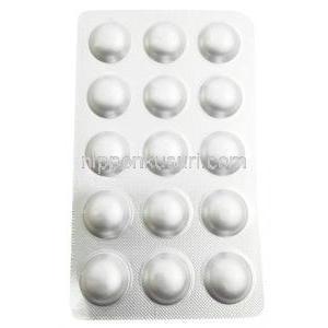 ヌロデイ D3, メチルコバラミン(メコバラビン) 1500mcg/ α-リポ酸 100mg/ ピリドキシン(ビタミンB6) 3mg/ ビタミンD3 1000IU/ 葉酸 1.5mg, 15錠 (Dr. Reddy's社製), 製造元：Dr. Reddy's, シート