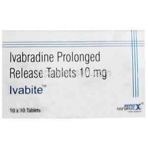 イババイト 10,イバブラジン 10 mg, 製造元：Xena Coronus Health Care Pvt Ltd, 箱表面