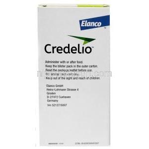 クレデリオ, ロチラネル 450mg 中型犬用(11 kgs以上-22 kgs) 6錠 （チュアブル錠),製造元： Elanco GmbH, 箱情報,製造元