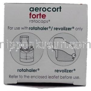 エアロコート・フォルテAerocort Forte, プロピオン酸ベクロメタゾン / サルブタモール 100mcg/ 200mcg  吸