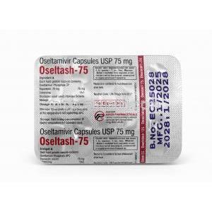 オセルタシュ, オセルタミビル 75 mg, 製造元：Asher Pharmaceuticals, シート情報