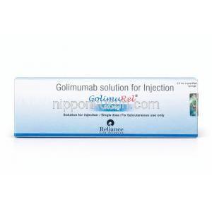 ゴリムレル 50mg, ゴリムマブ 注射液（Reliance Life Sciences）箱