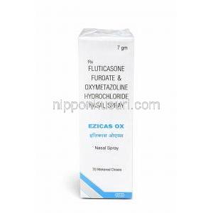 エジカスOX鼻スプレー (フルチカゾン/ オキシメタゾリン)