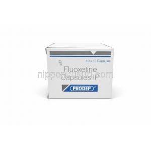 プロデップ,フルオキセチン 10mg, カプセル,製造元： Sun Pharmaceutical Industries,箱表面