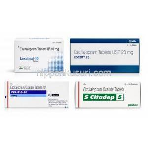エスサート Escert, エスシタロプラム 20mg 錠