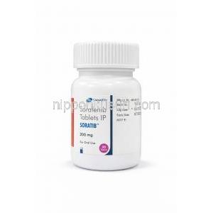 ソラティブ, ソラフェニブ 錠剤 200mg, ボトル