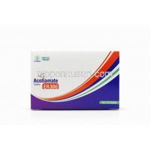 アコチアメート ER 300, アコチアミド 300 mg,製造元：Steris Healthcare, 箱表面