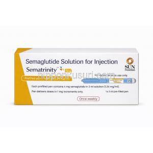 セマトリニティ, セマグルチド ペン型注射 1mg, 箱
