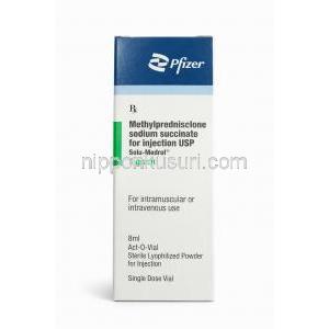ソル・メドロール 静注用 (メチルプレドニゾロン) 125 mg 箱
