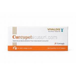 Curcupet, CurcuWIN Ultra+/ Total Curcuminoids, Box front view