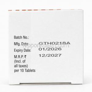ボルチディフ 10,  ボルチオキセチン 10 mg, 製造元：Sun Pharmaceutical,箱情報, 製造日, 消費期限