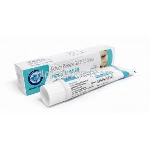 パーソルAC ジェル, 過酸化ベンゾイルゲル 2.5%, ジェル 30 g, 製造元：Wallace,箱,チューブ (2026年新包装)