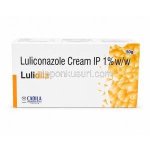 ルリディラ, ルリコナゾール クリーム 1% 50g, 箱正面