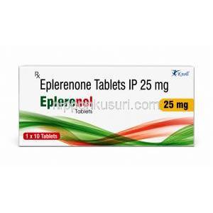 エプレレノール, エプレレノン 25 mg, 箱