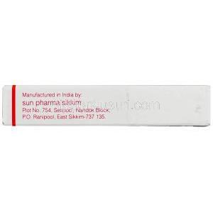 カベルゴリン, カベルリン Caberlin 0.25MG 錠 (Sun Pharma) 製造者情報