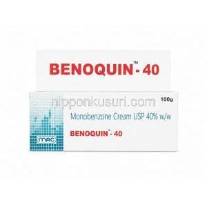 ベノクイン 40, モノベンゾン クリーム 40%, パッケージ正面