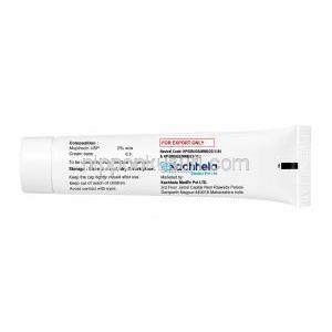 ムプロクイーン クリーム, ムピロシン2% クリーム 22 g, 製造元：Kachhela Medex Pvt., Ltd, チューブ情報