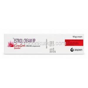 エバロン クリーム (エストリオール) 1mg 15g 箱、チューブ