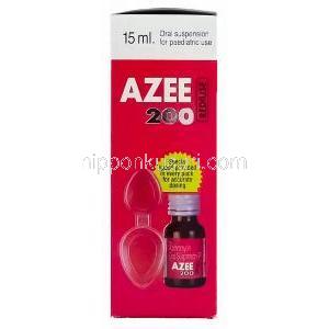 アジスロマイシン, AZEE REDIUSE , 200mg 15ml 内服懸濁液 (Cipla) 情報
