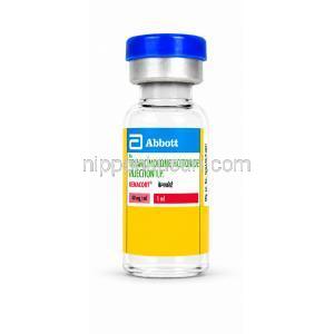 ケナコルト 注射, トリアムシノロン 40 mg/mL, 注射 1mL, 製造元：アボット, バイアル