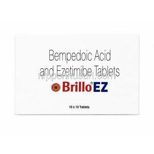 ブリロ EZ, ベンペド酸 180mg/エゼチミブ 10mg, 製造元：Sun Pharmaceutical Industries Ltd, 箱, シート