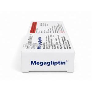 メガグリプチン, テネリグリプチン 20 mg, 箱側面